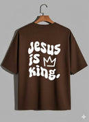 Camiseta Oversized – “Jesus Is King” (4 Cores Disponíveis)