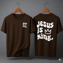 Camiseta Oversized – “Jesus Is King” (4 Cores Disponíveis)