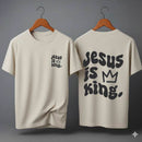 Camiseta Oversized – “Jesus Is King” (4 Cores Disponíveis)