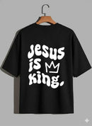 Camiseta Oversized – “Jesus Is King” (4 Cores Disponíveis)