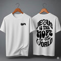Camiseta Oversized – “Jesus Is The Hope Of The World” (4 Cores Disponíveis)