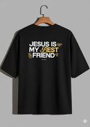 Camiseta Oversized – “Jesus Is My Best Friend” (4 Cores Disponíveis)