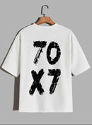 Camiseta Oversized – “70x7” (4 Cores Disponíveis)
