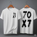 Camiseta Oversized – “70x7” (4 Cores Disponíveis)