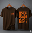 Camiseta Oversized – “Jesus Is King 2.0” (4 Cores Disponíveis)