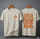 Camiseta Oversized – “Jesus Is King 2.0” (4 Cores Disponíveis)
