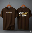 Camiseta Oversized – “Jesus Is My Best Friend” (4 Cores Disponíveis)