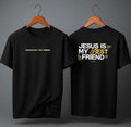 Camiseta Oversized – “Jesus Is My Best Friend” (4 Cores Disponíveis)